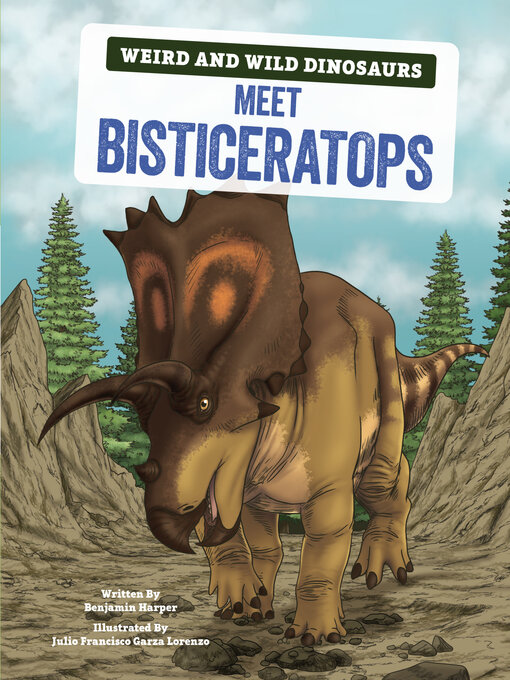 Cover image for Meet Bisticeratops